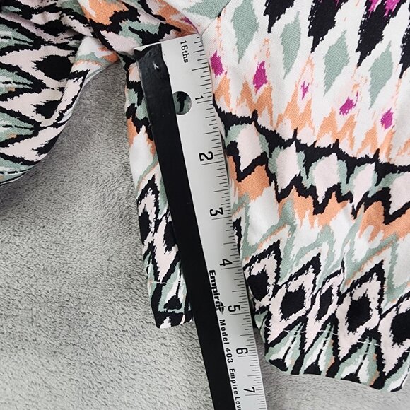 Women's Wildfox Printed Shorts Multi-Color Elastic Waistband 5" Inseam Size M - Picture 6 of 8